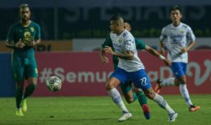 ciro alves2 Ciro Alves mencetak gol perdananya bagi Persib Bandung, usai tumbangkan Persebaya 3-1 di stadion GBLA Bandung, Jumat (17/6/2022). Foto: Persib Bandung.