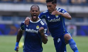 Pelatih interim Persib Bandung, Budiman mengatakan dirinya percaya ketajaman penyerang Persib David Da Silva semakin meningkat. Foto: Persib Bandung.