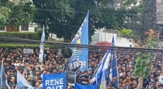 Pengurus Bidang Organisasi dan Keanggotaan Viking Persib Club (VPC) Panca Octavian menyampaikan pihaknya bakal menggelar demo, Rabu (28/9/2022) besok. Foto: Persib Daily.